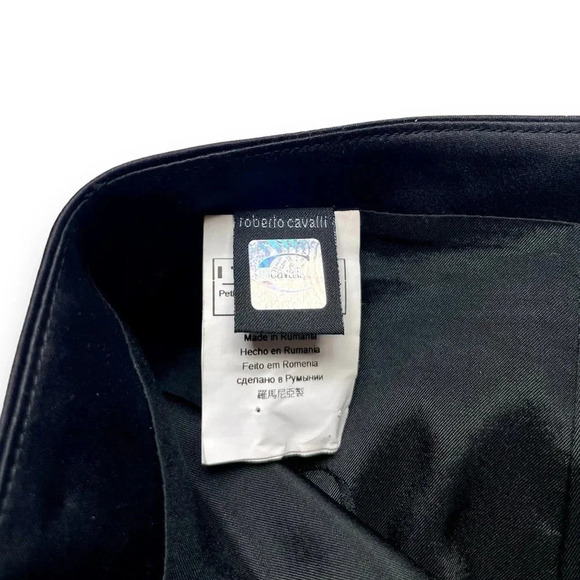 Just Cavalli by Roberto Cavalli Black Satin Pencil Skirt - Picture 3 of 6